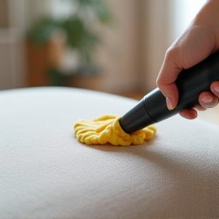 Nettoyage d’un canapé en tissu